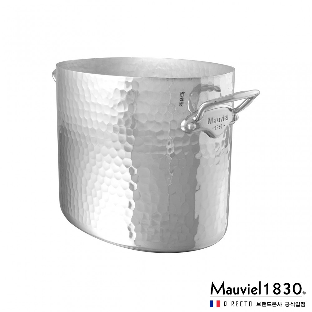 모비엘 Mauviel 샴페인 타원형 버킷 알루미늄 Seau à champagne ovale M&#039;30 26cm 33333